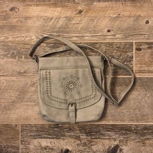 Maurices Grey Over Shoulder Cross Body Purse